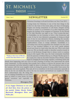 December 2014 - St Michael`s Parish, Enniskillen, Lisbellaw