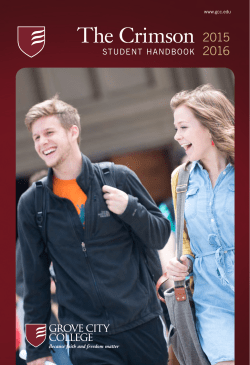 The Crimson - Grove City College