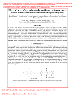 Effects of energy offsets and molecular packing on exciton and