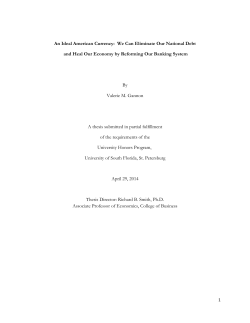 An Ideal American Currency: We Can Eliminate Our National Debt