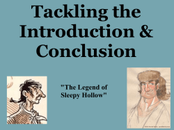 "The Legend of Sleepy Hollow"