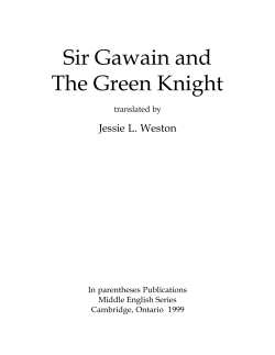 Sir Gawain and The Green Knight