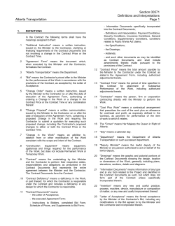 Section 00571 Definitions and Interpretations Alberta Transportation