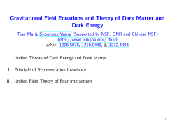 Gravitational Field Equations and Theory of Dark Matter and Dark