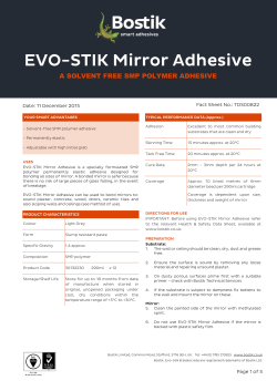 EVO-STIK Mirror Adhesive