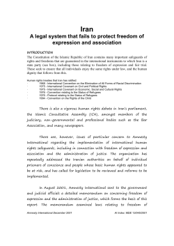 A legal system that fails to protect freedom of expression and