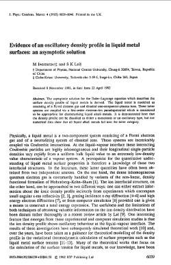 Evidence of an oscillatory density profile in liquid metal surfaces: an
