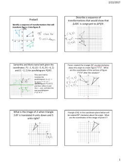 Review for major test