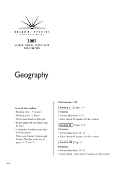 2005 - Board of Studies