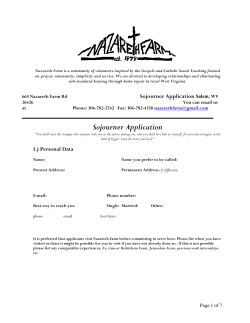 Sojourner Application