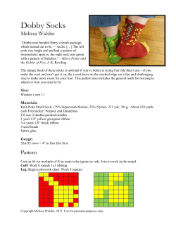 Dobby Socks - Variations on a String