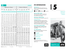 Route 5 - City of Edmonton