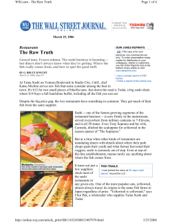 FISH TRAILS - True World Foods