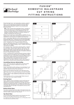Fusion Domestic Open or Cut String Fitting