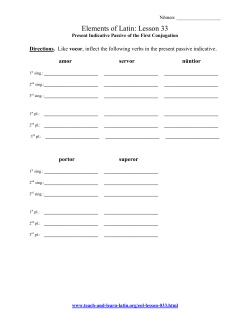 Print Lesson 33 Exercises