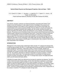 Hanford Waste Physical and Rheological Properties