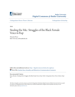Stealing the Mic: Struggles of the Black Female Voice in Rap