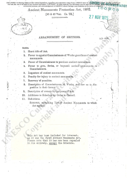 Ancient Monuments Protection Act