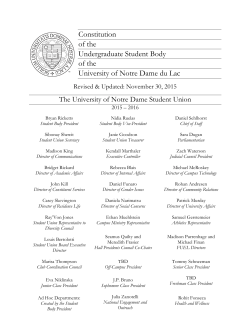 Constitution of the Undergraduate Student Body of the University of