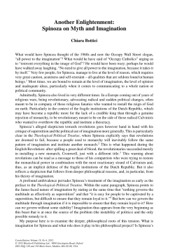 Another Enlightenment: Spinoza on Myth and