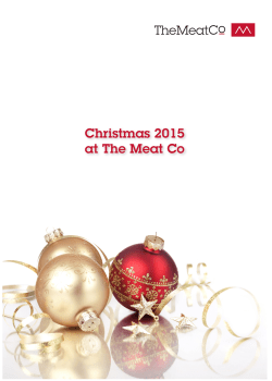 Christmas 2015 at The Meat Co