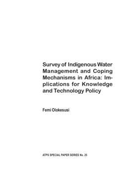 Special Paper 25.pmd - African Technology Policy Studies Network