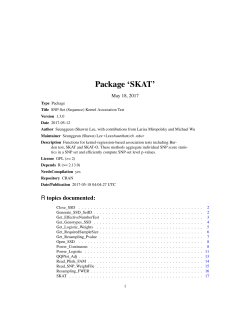 Package `SKAT`