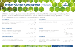 Sodium-Glucose Cotransporter Inhibitors