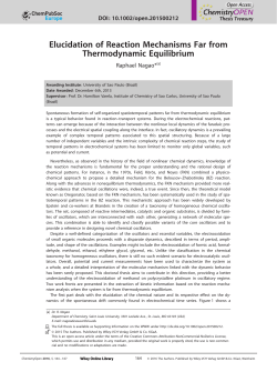 Elucidation of Reaction Mechanisms Far from Thermodynamic