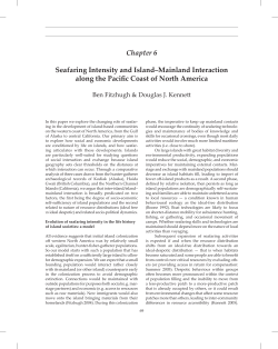 Seafaring Intensity and Island-Mainland Exchange along the Pacific