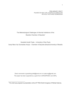 The Methodological Challenges of Informal Institutions of the