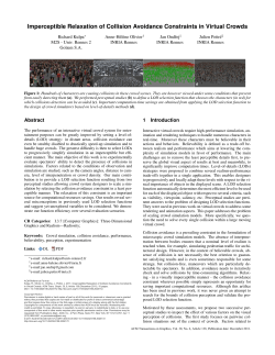 Imperceptible Relaxation of Collision Avoidance