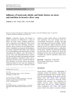 Influence of local-scale abiotic and biotic factors on