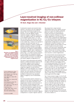Layer-resolved imaging of non-collinear magnetization in Ni/Cu/Co