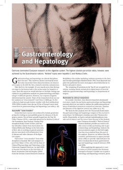 Gastroenterology and Hepatology