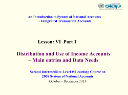 Use of Disposable Income Accounts