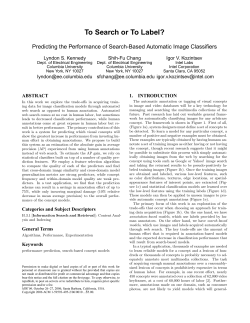 To Search or To Label? - Columbia EE