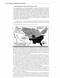 Tht MISSOURJ COMP1OMISE