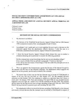 CF/14643/96 - Overpayments - Meaning of