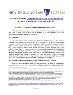 An Initiative of the Center for Law and Social Responsibility`s Human