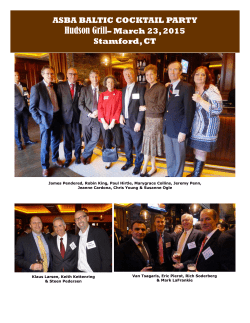 ASBA/Baltic Reception &ndash; Stamford, CT