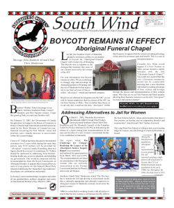 BOYCOTT REMAINS IN EFFECT - Southern Chiefs Organization