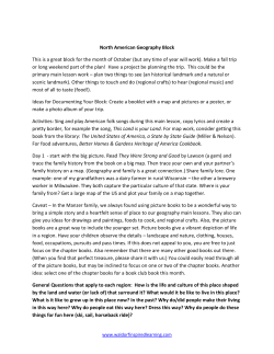 Sample Block- North American Geography - Waldorf