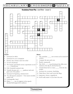 Lesson 12 - Prestwick House