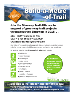 Build-a-Metre -of-Trail