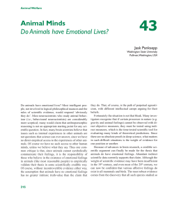 Animal Minds Do Animals have Emotional Lives?