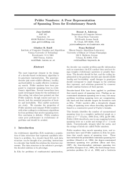 Pr&uuml;fer Numbers: A Poor Representation of Spanning Trees for
