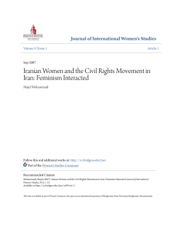 Iranian Women and the Civil Rights Movement in Iran