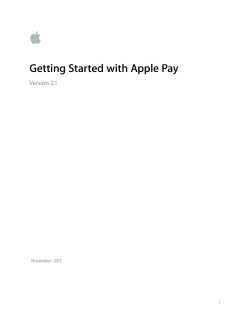 Getting Started with Apple Pay