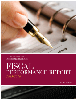 FISCAL - National Association of Charter School Authorizers